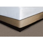 Designer Décor Contour Box Spring Wrap, PolyLinen Sawgrass, Queen 9", 60x80x9, Caramel